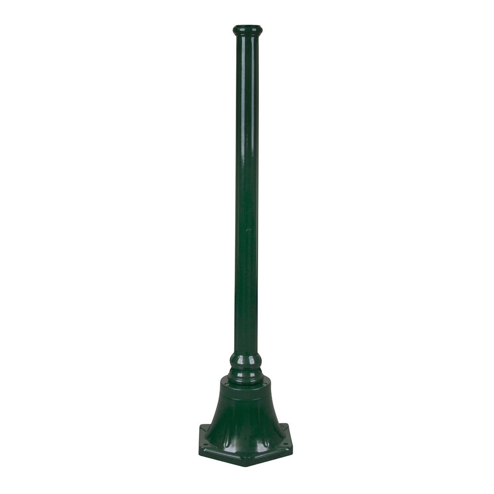 Turin 950mm Tall Base Exterior Post Green