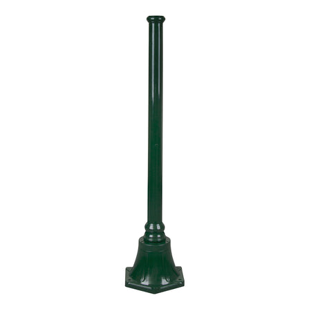 Turin 950mm Tall Base Exterior Post Green
