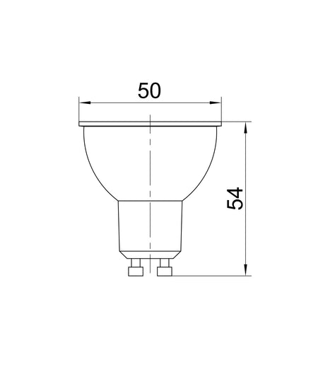 GU10 LED Globe (6W) - 5000K