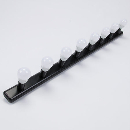 Hollywood 8 Light Vanity Wall Light Black