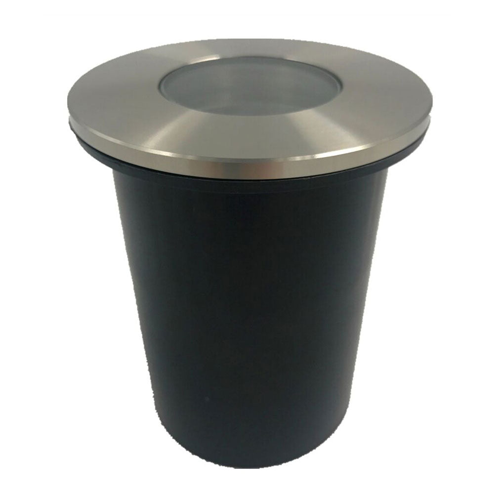 Small Faceplate Recessed Step Light / Inground 316 Stainless Steel - 12V