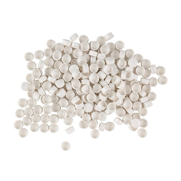 NHP ISO Spares, Cover Screw Caps, Resistant White (QTY 200)***EMAIL/TEXT FOR PRICING***