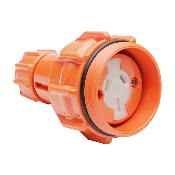 NHP ISO Extension Socket, 3 Flat Pins 15A 250V AC, Resistant Orange***EMAIL/TEXT FOR PRICING***
