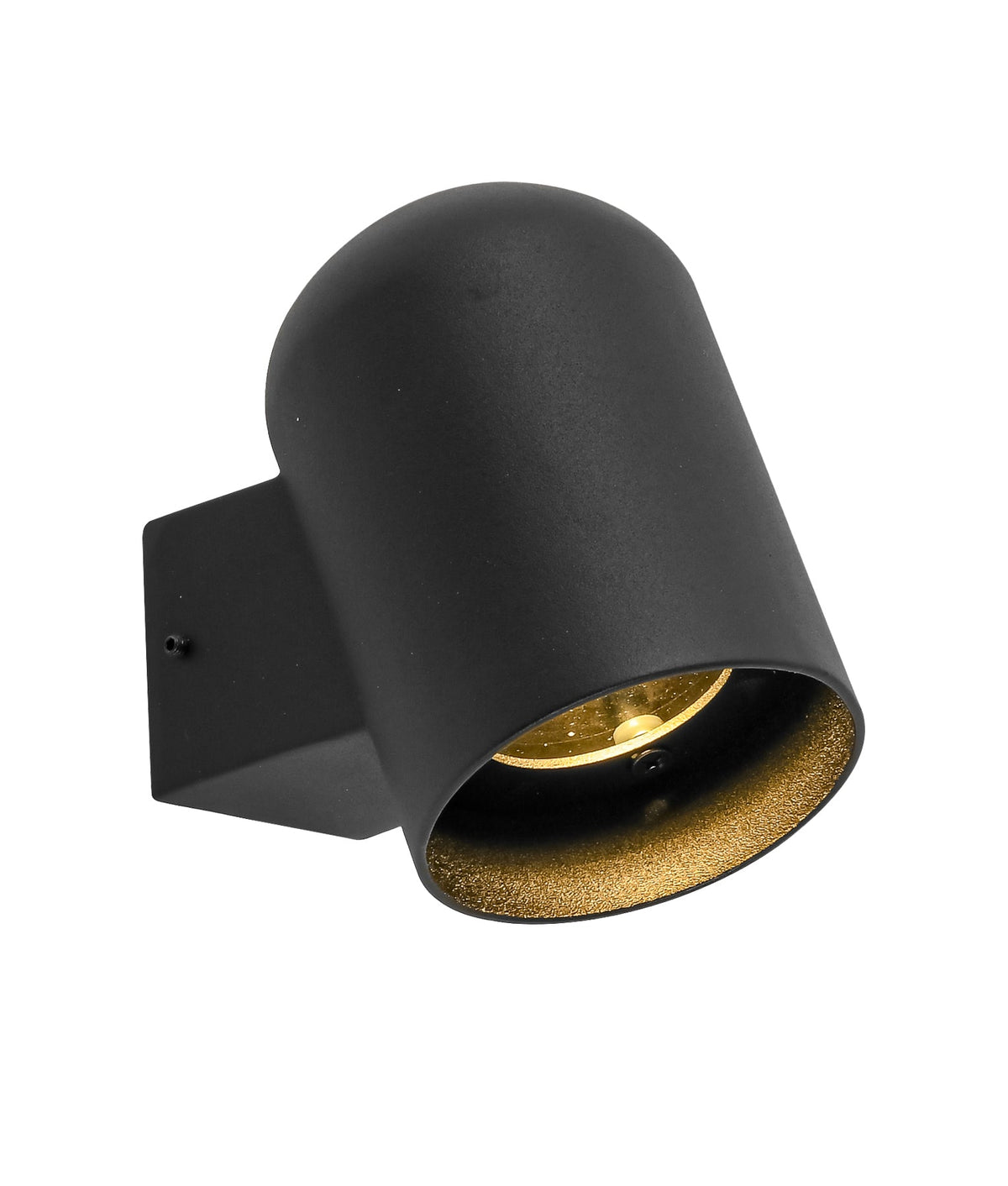 Keila Exterior Oval Surface Mounted Wall Light IP65 - Matte Black