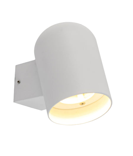 Keila Exterior Oval Surface Mounted Wall Light IP65 - Matte White