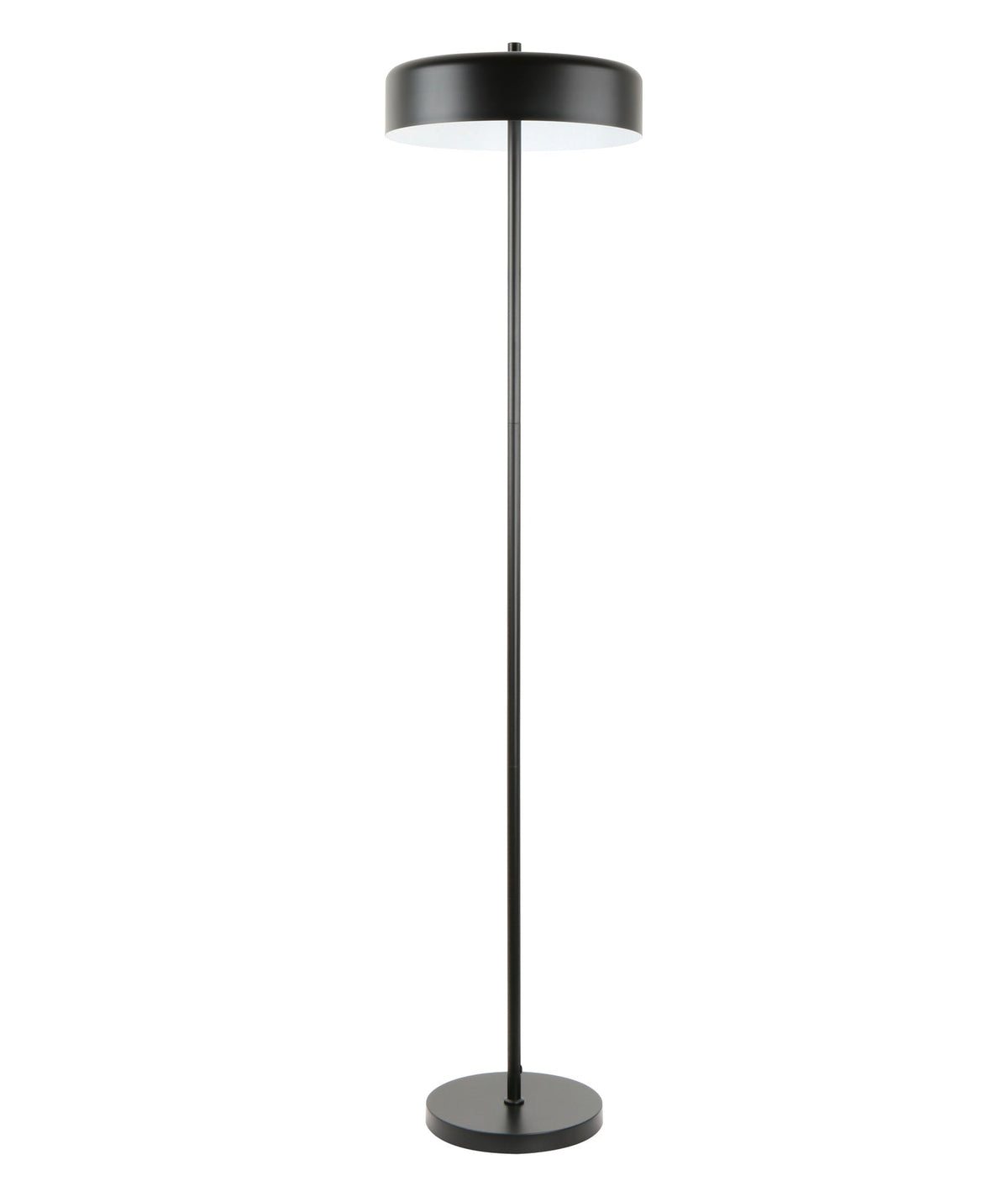 Kello Interior Drum Shade Floor Lamp - Matte Black