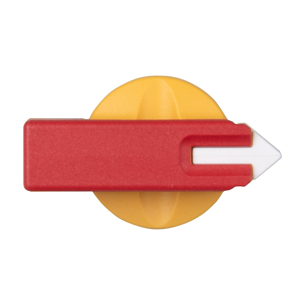 KT9KRY Lockable Twist Knob Red and Yellow