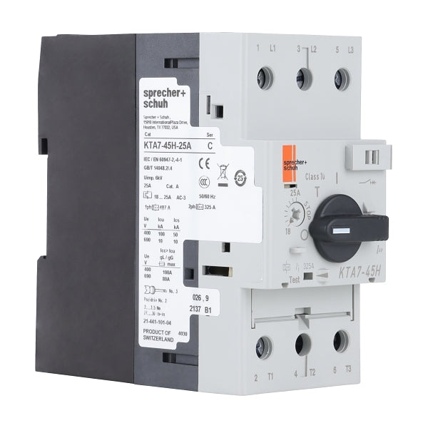 S&S KT7 Motor Protection Circuit Breaker 10 to 16A