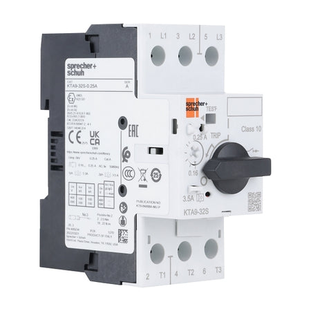 S&S KT9 Motor Protection Circuit Breaker KTA9 40H Frame D 14.5 to 20A