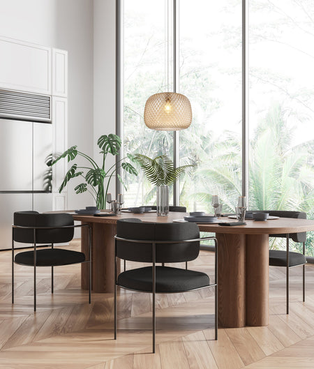 Labu Interior Dome Glass with Segments Pendant Light - Amber