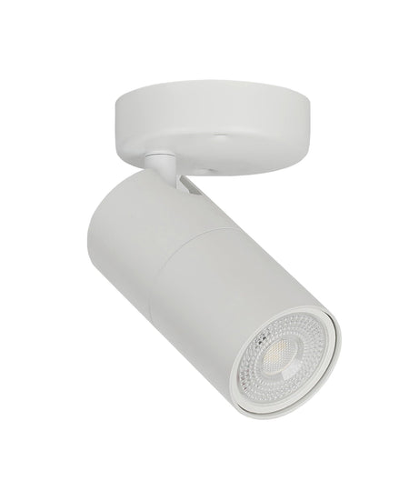 Lengan Interior Single Head Adjustable Round Base Spot Light - White