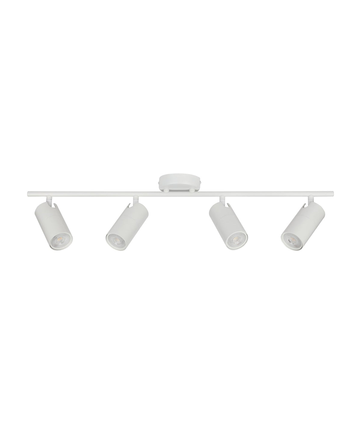 Lengan Interior Four Head Adjustable Round Base Spot Light - White