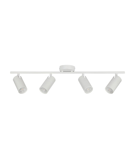 Lengan Interior Four Head Adjustable Round Base Spot Light - White