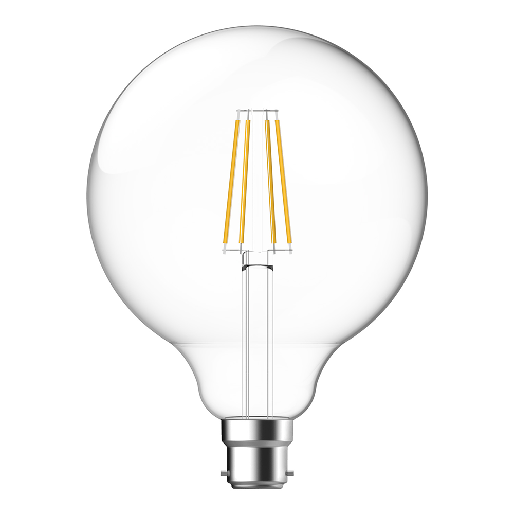 Filament Clear G120 7.5W B22 Dimmable LED Globe / Warm White