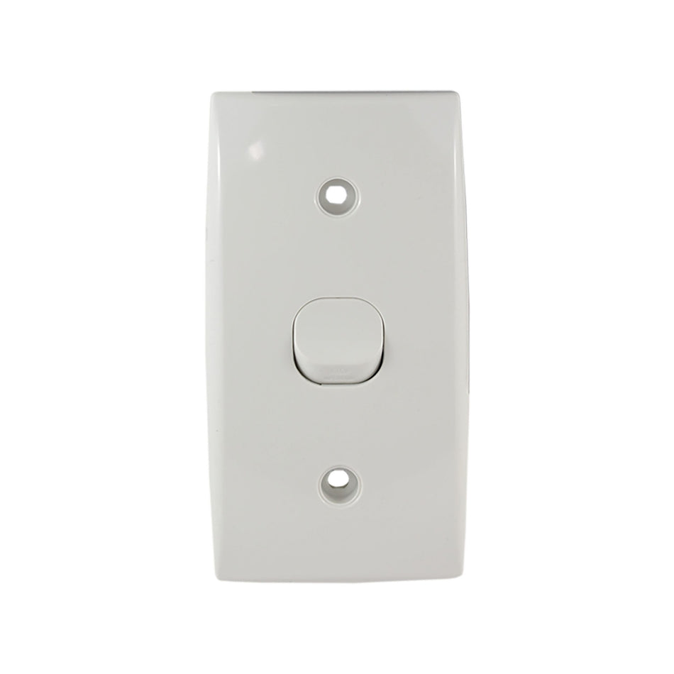 Intermediate Plate Light Switch 1 Gang – 54mm Mounting Centres