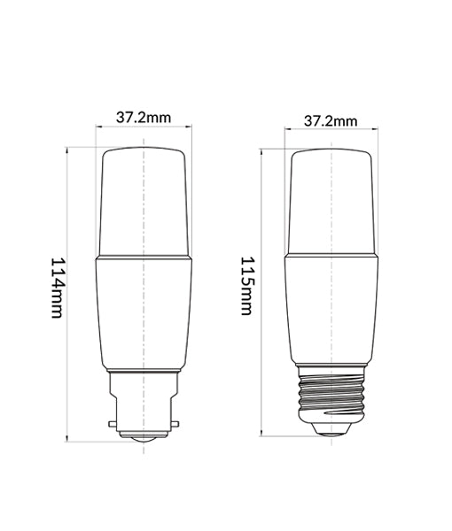 T40 LED Globe (9W) - BC (B22) / 3000K