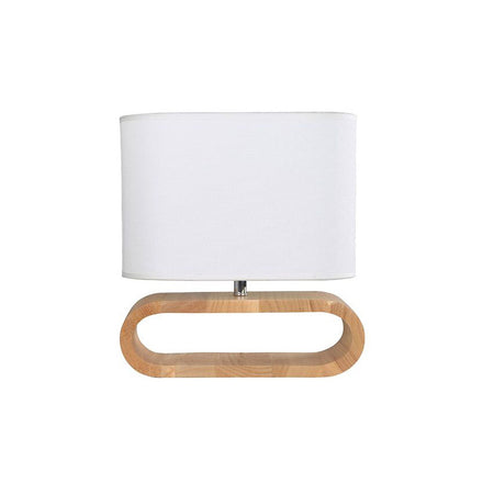 Blonde Wood Table Lamp