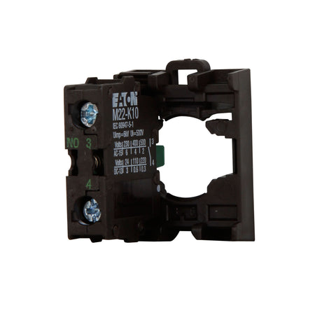 Front fixing 1 N/O Contact with adaptor - left view