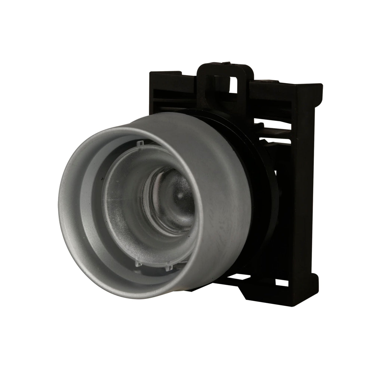 Raised Push Button Spring Return Guard Ring No Button Plate - left view