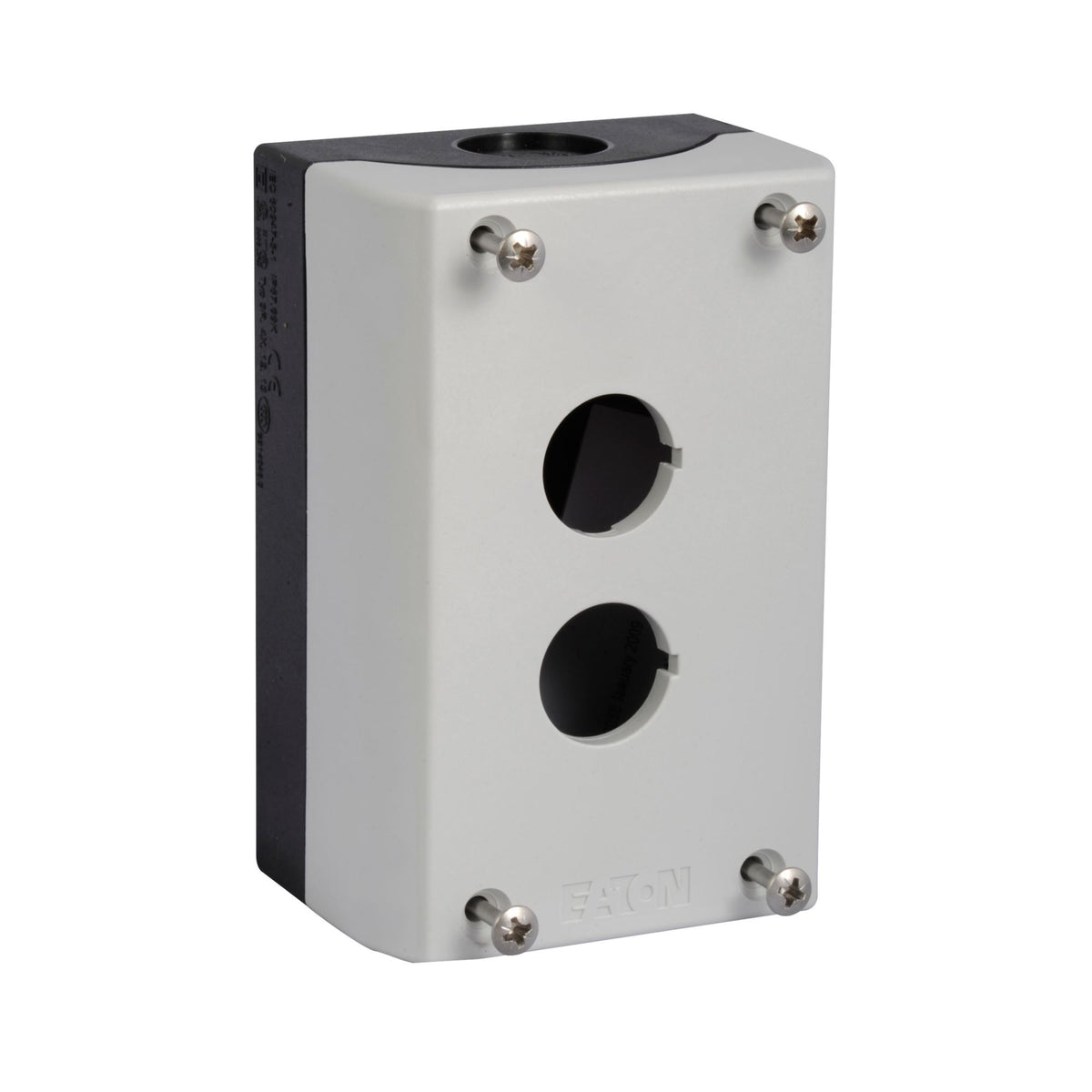 2 hole enclosure suit Moeller M22 series (representative image) - right view