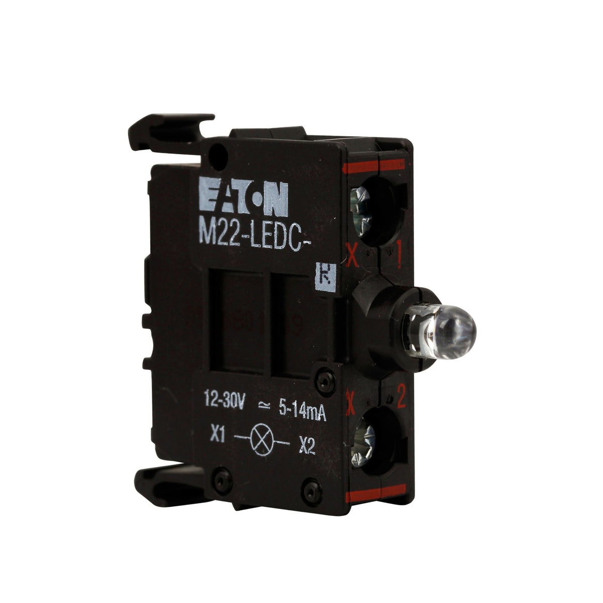 Led Element 18-30 V AC/DC Red - right view