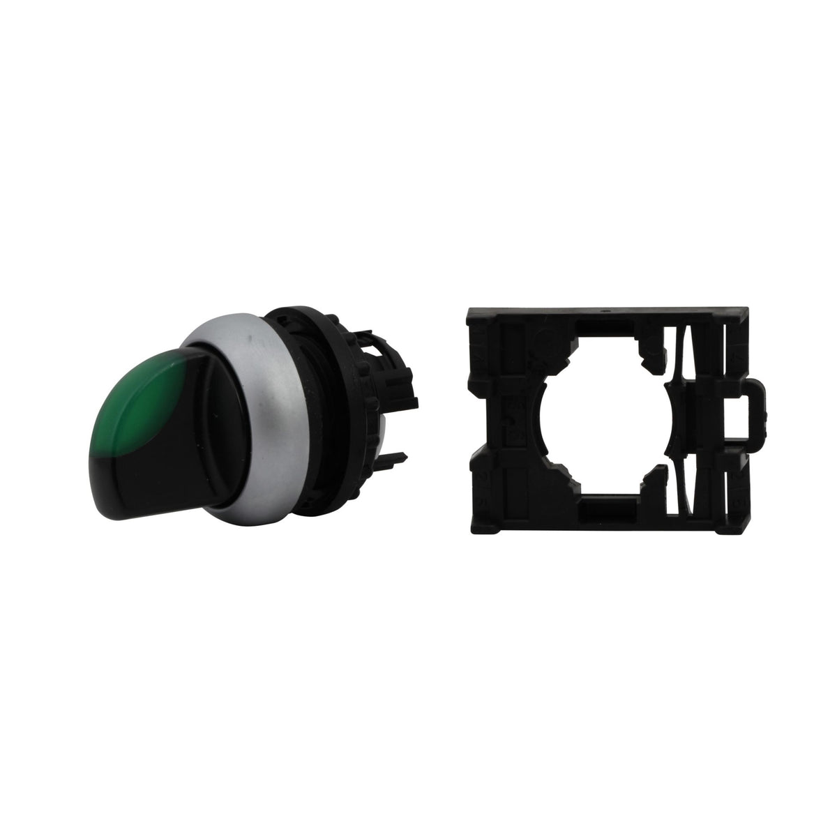 Selector Switch Ill 3pos 60deg Sp Ret Green (representative image) - left view