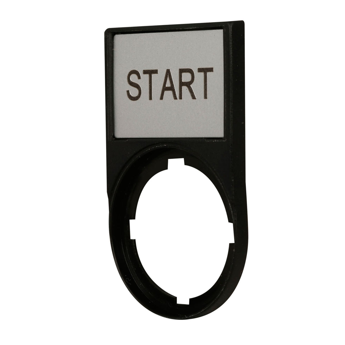 Legend Plate Black START - left view