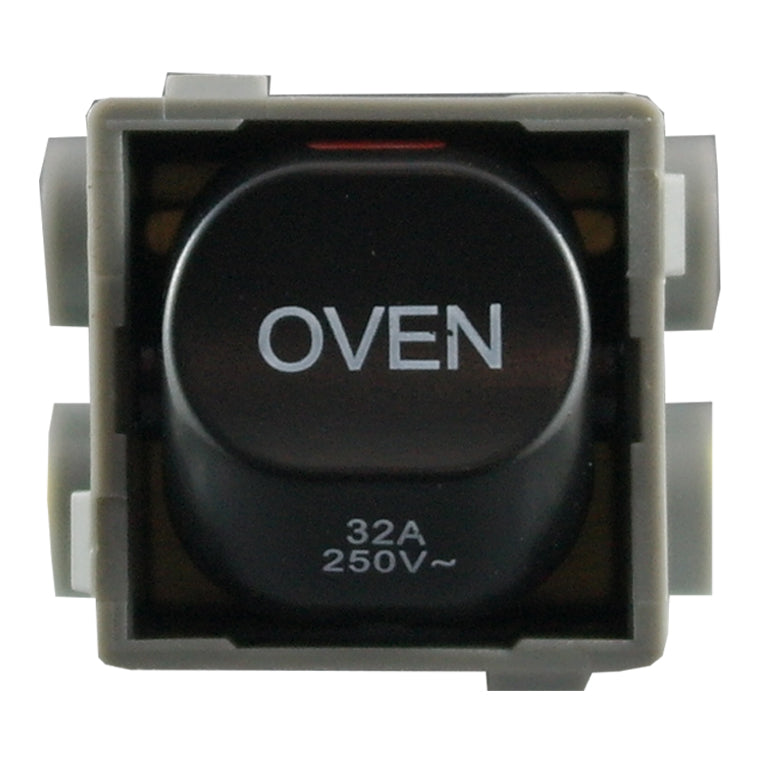 Mech 250V AC 32A Double Pole Matte Black – OVEN