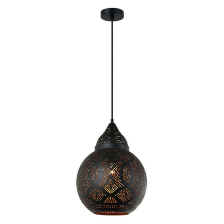 Bell Shape Pendant Light Black