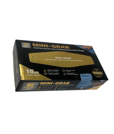 Mini Grab Multipurpose microfibre automotive cleaning rags (15pcs Pack)