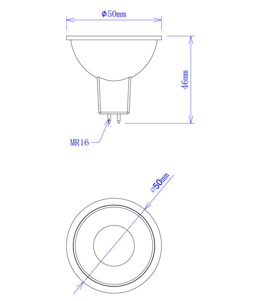 MR16 LED Coloured Globe (5W) - Green