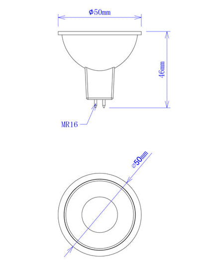MR16 LED Coloured Globe (5W) - Green