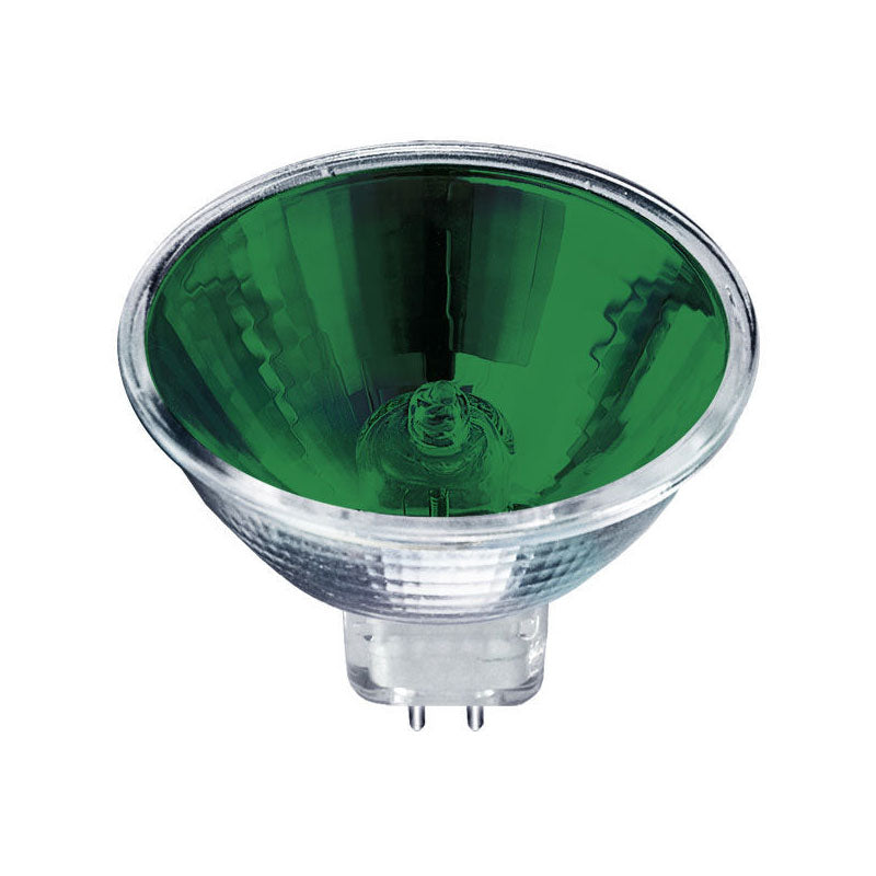 Coloured Halogen Lamp Dimmable 12V 50W Green