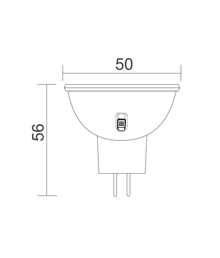 MR16TRI24V LED 24V AC/DC MR16 Tri-CCT Globe