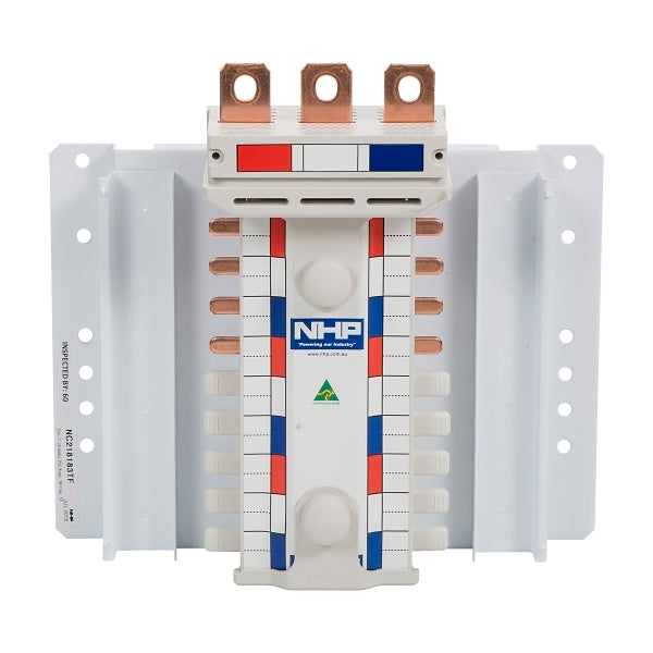 NHP POWERMAX DIN T NC Busbar Chassis 250A 36 Way 3Pole Top Feed