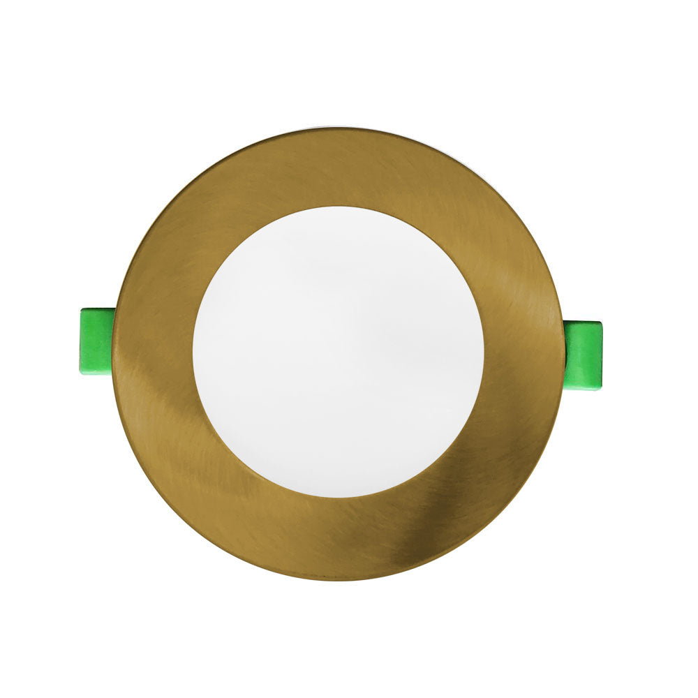 Nova 10W Dimmable LED Downlight Antique Brass / Tri-Colour