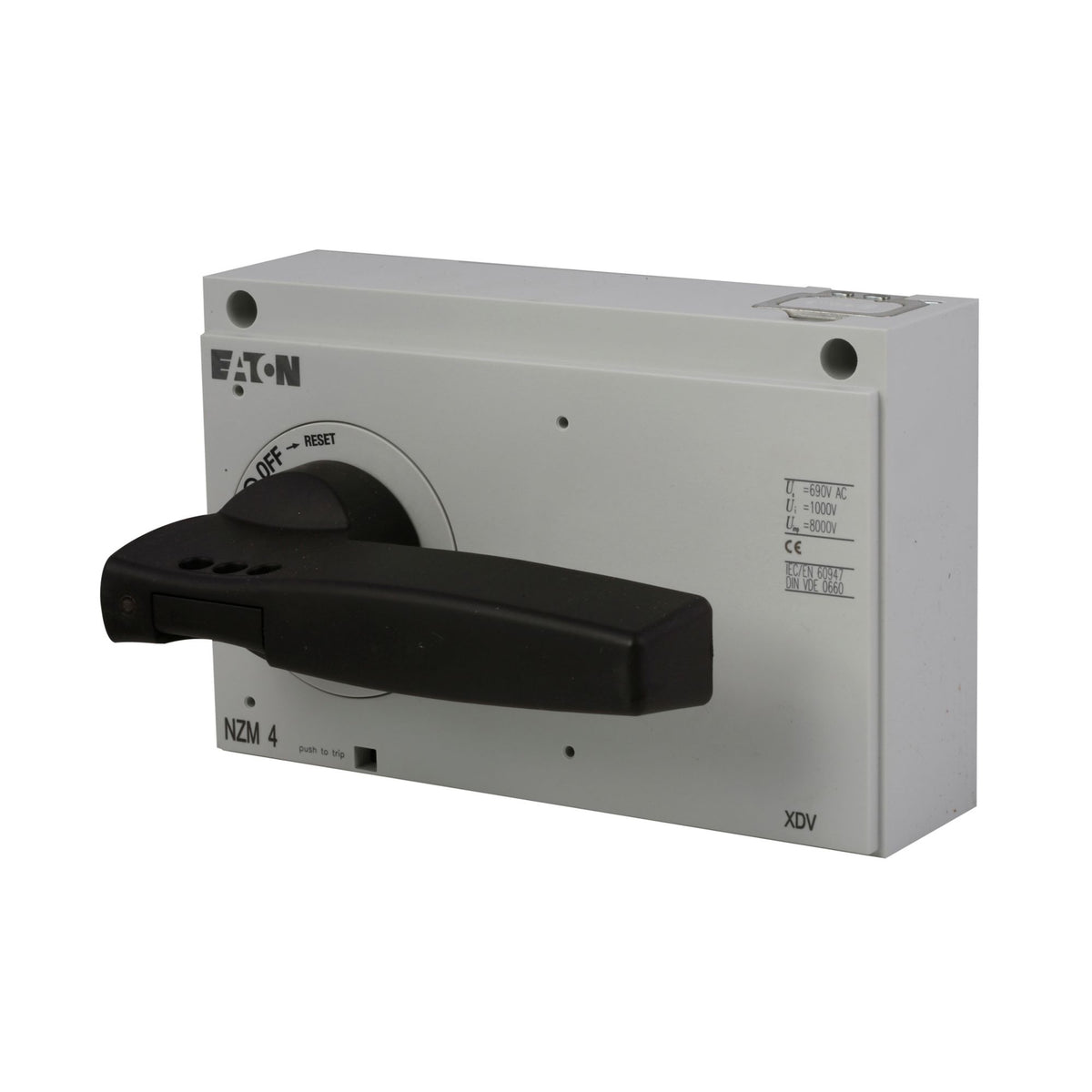 MCCB Accs C/breaker Mount Lock Rotary Handle NZM4 - left view