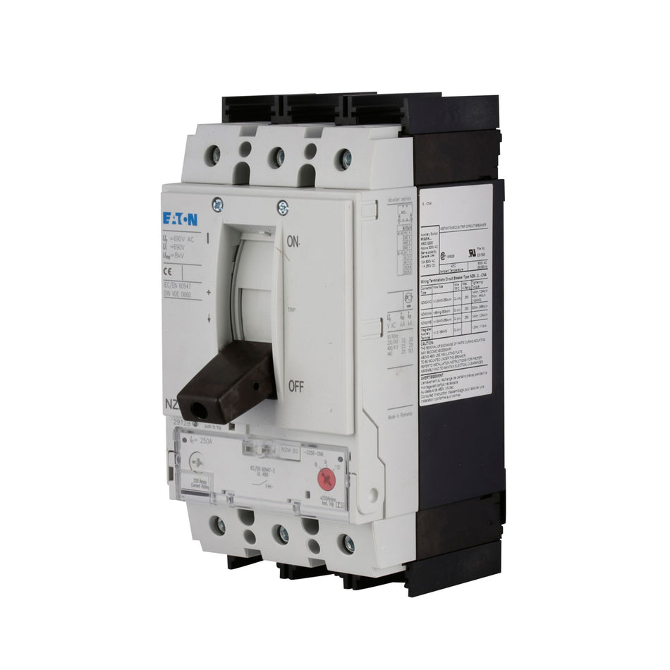 MCCB 125-160A 25kA For Cable Protection NZMB2-A160 (representative image) - left view