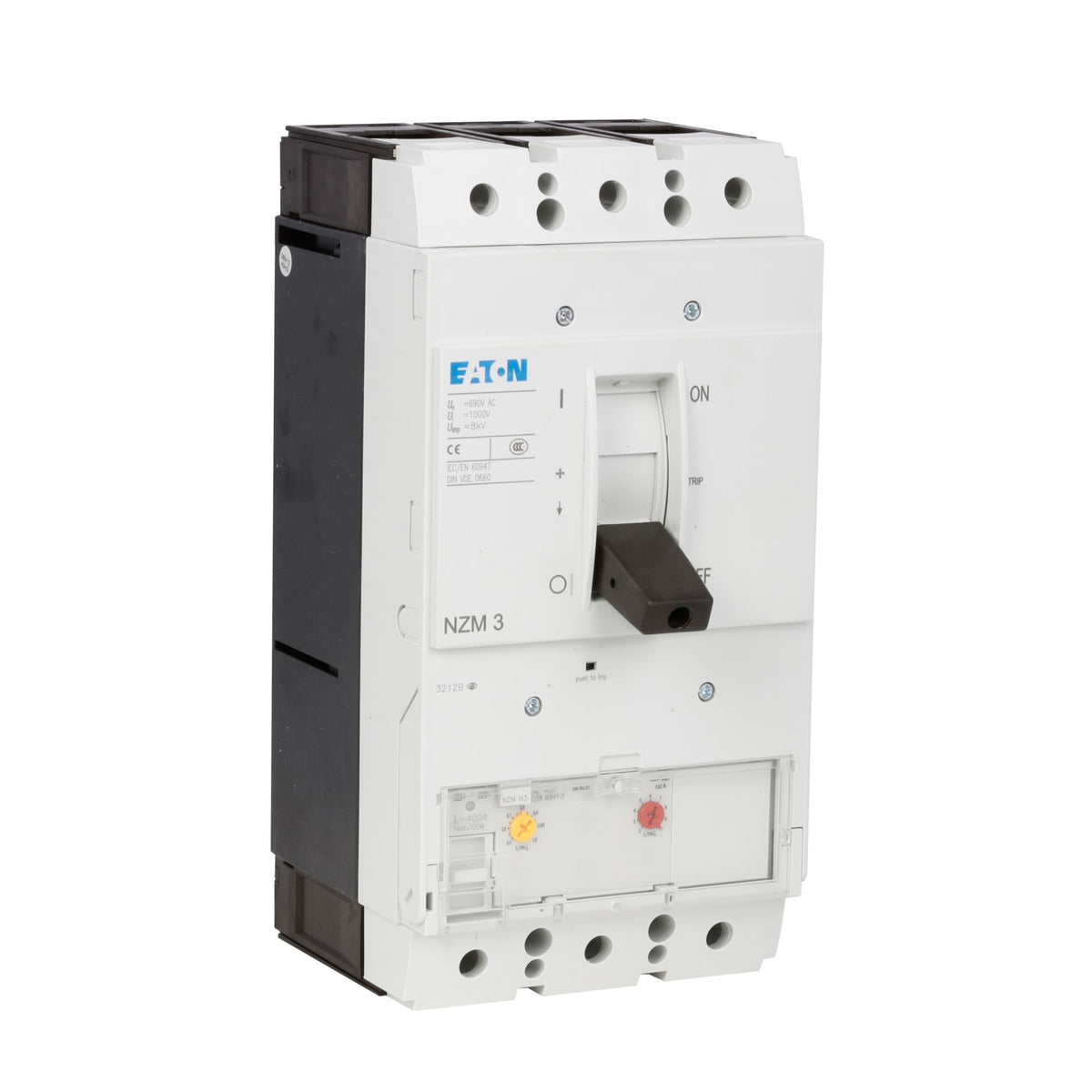 MCCB 200-400A 50kA For Cable Protection - right view