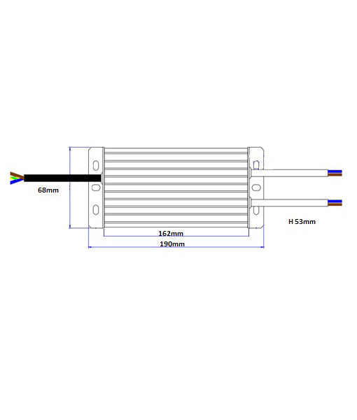 24V Waterproof Constant Voltage LED Driver IP67 (100W)