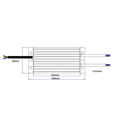 24V Waterproof Constant Voltage LED Driver IP67 (100W)