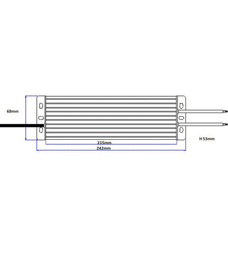 24V Waterproof Constant Voltage LED Driver IP67 (150W)