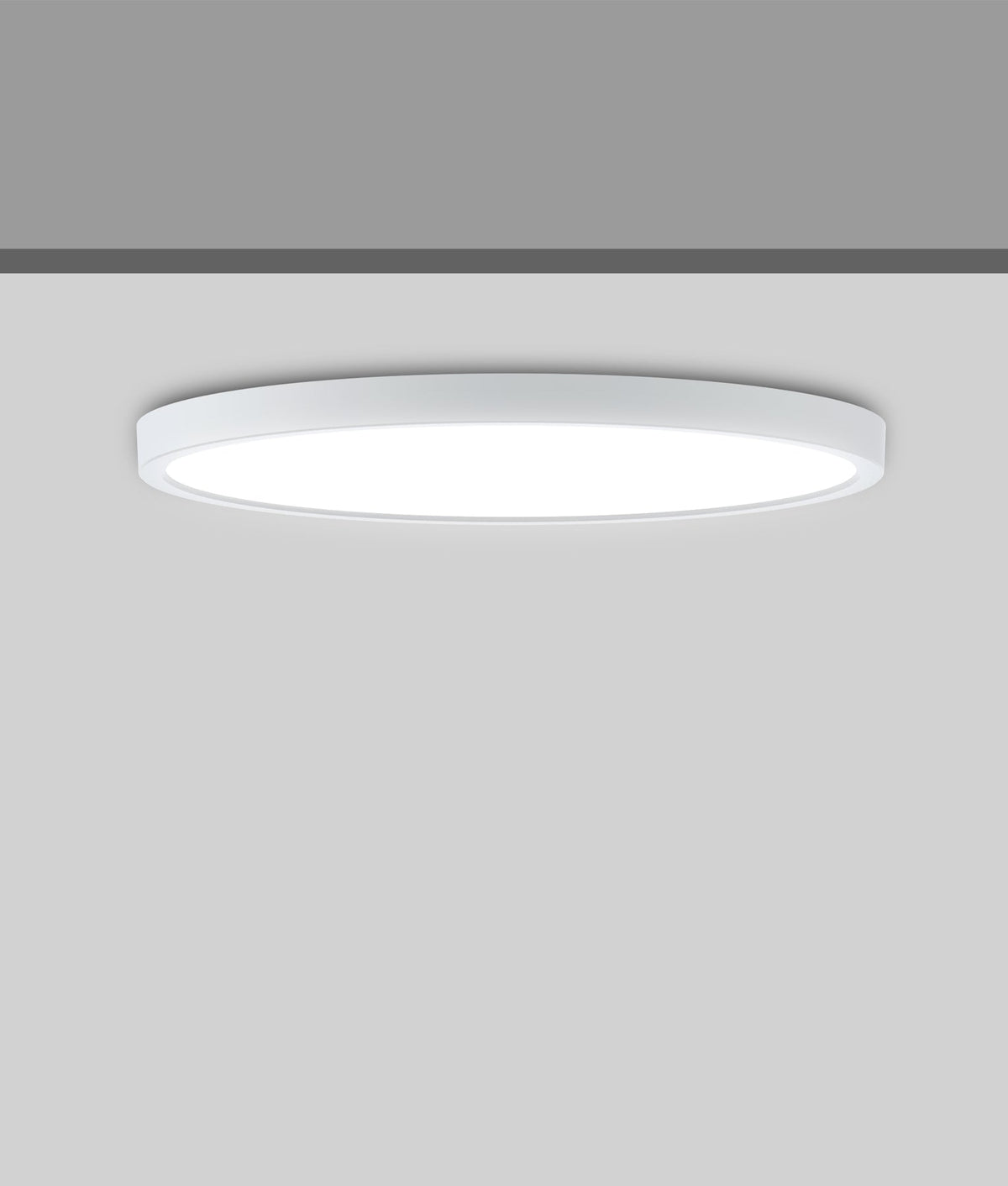 Oystri LED Slim Tri-CCT Dimmable Oyster Light IP54 IK03 - Diameter 300mm