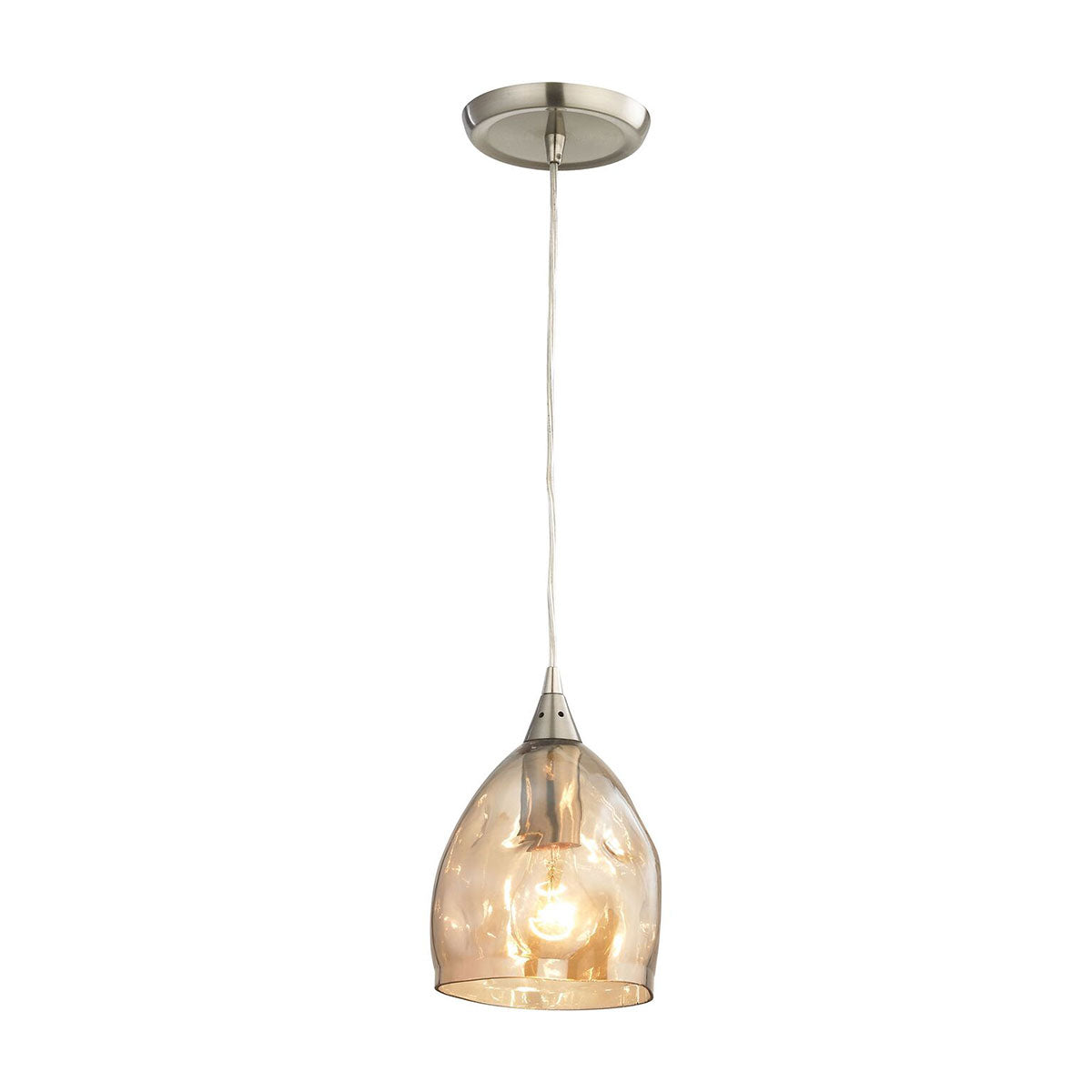 Modern Glass Pendant Champagne