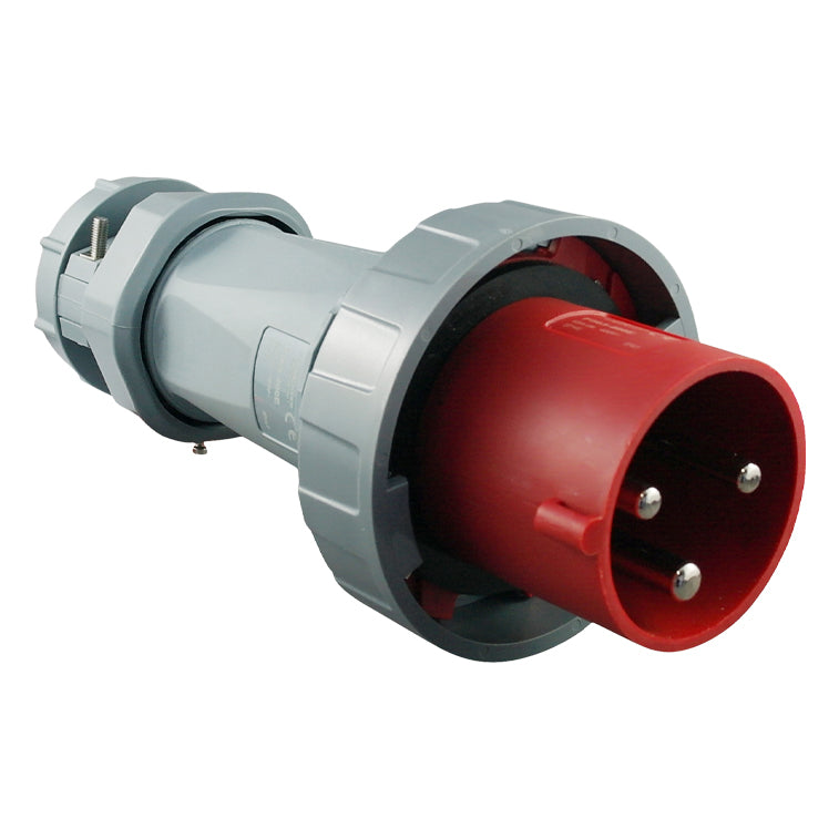 IP67 直式插头 3 针 – 400V 63A