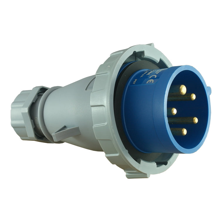 IP67 直式 5 针插头 – 240V 32A