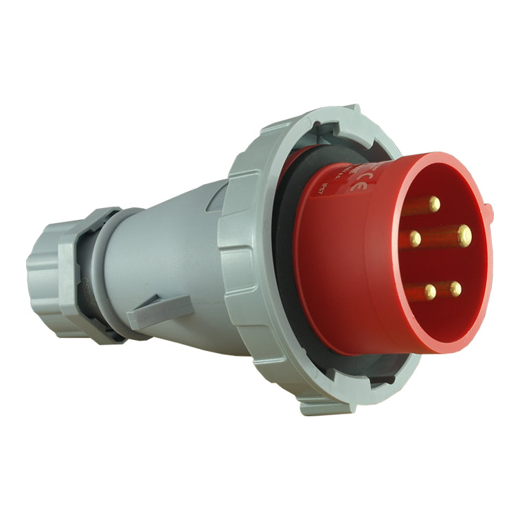 IP67 直式插头 5 针 – 400V 16A