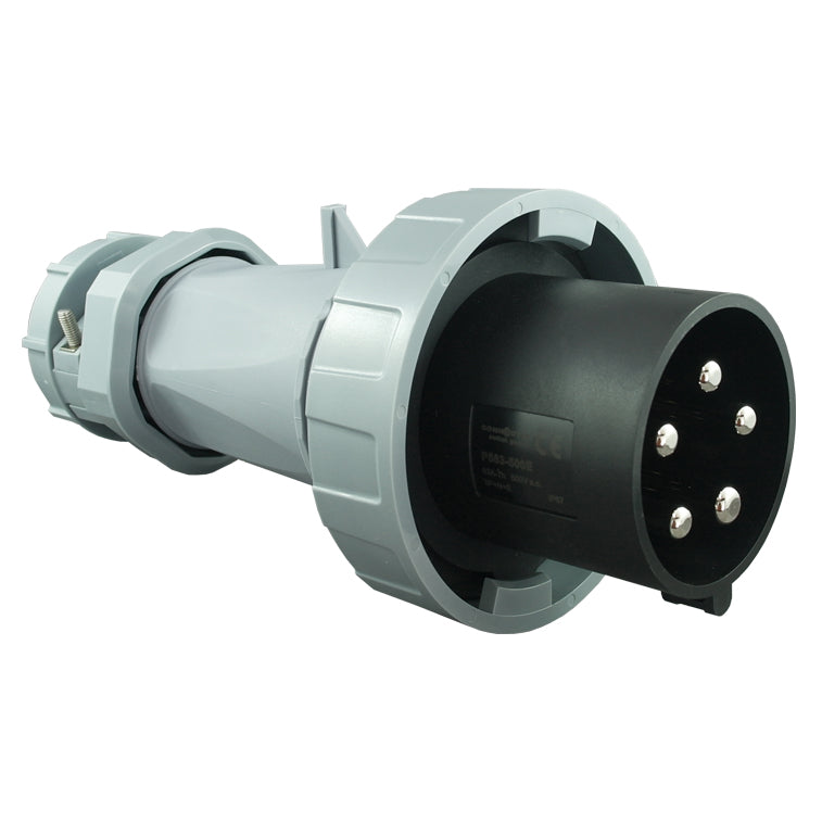 IP67 直式 5 针插头 – 500V 125A
