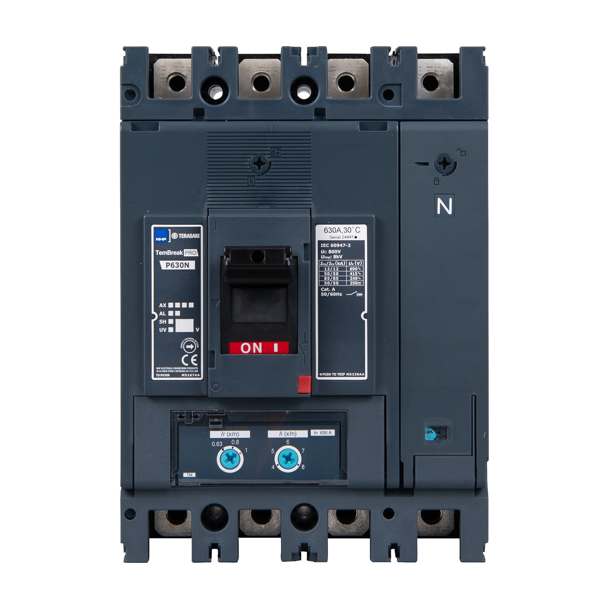 P630N4630TM TemBreak PRO MCCB 630 Frame