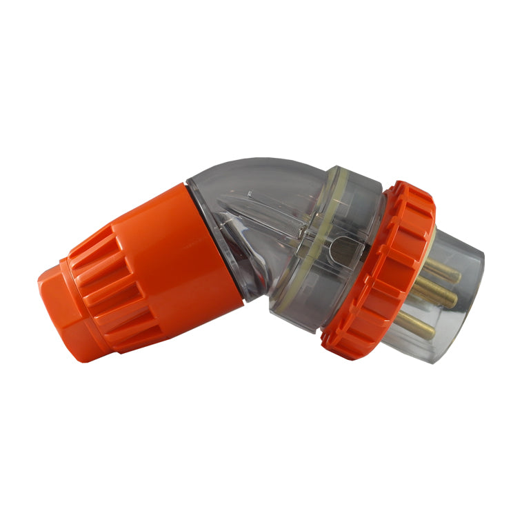 IP66 4 针弯角插头 – 500V 10A